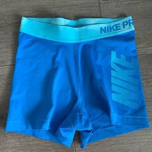 Blue Nike pros